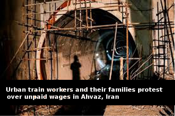 urban train workers in Ahvaz