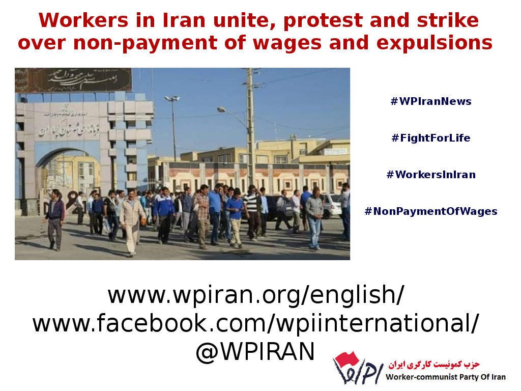 Workers in Iran unite, protest and strike over non-payment of wages and expulsions